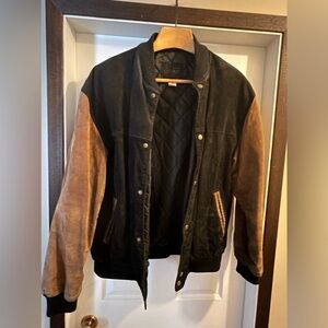 Men’s nubuck leather jacket